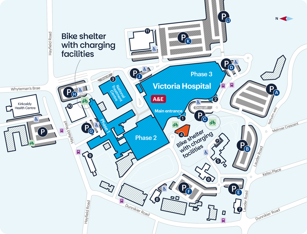Victoria Hospital Bike Map (2)