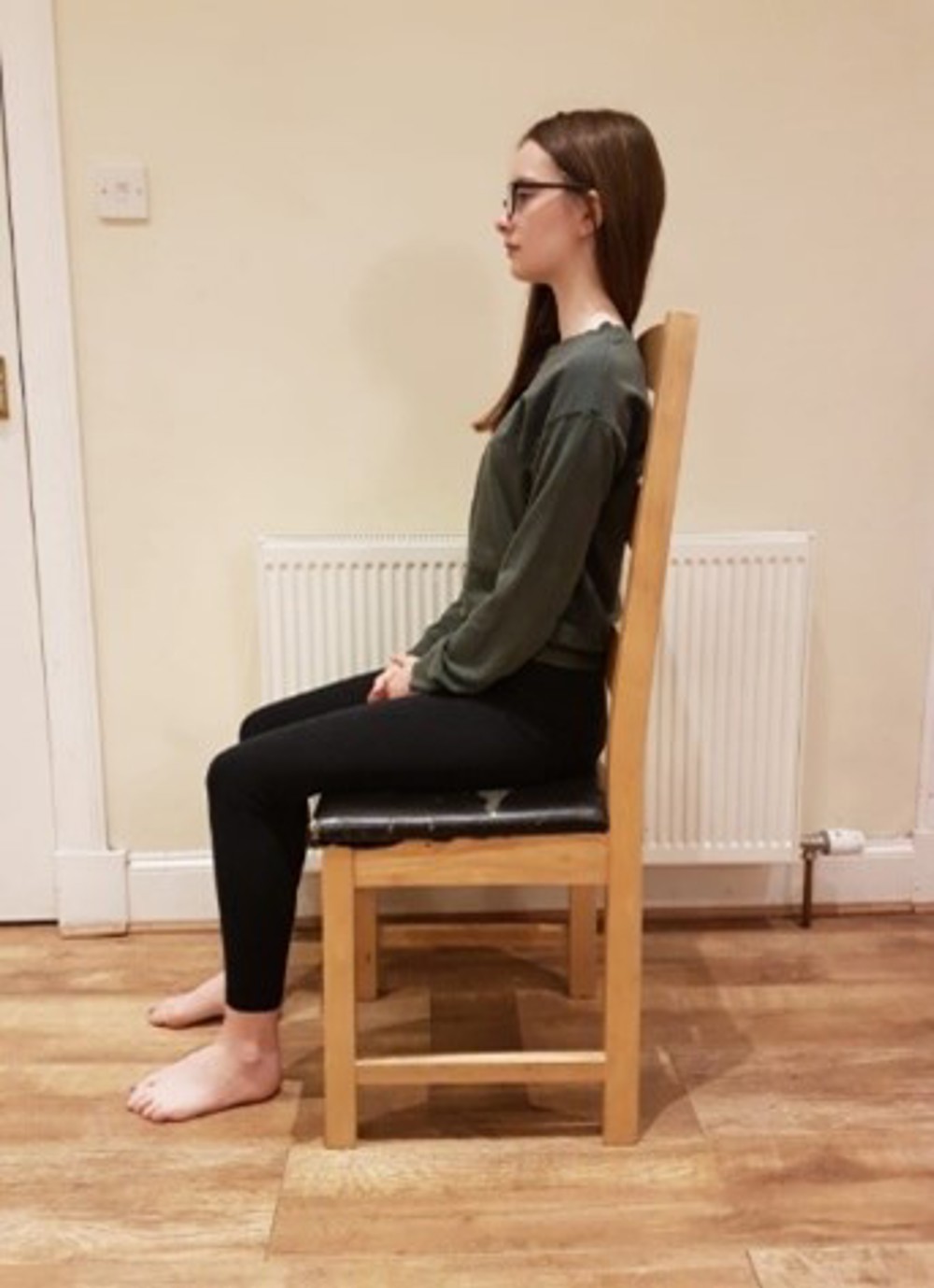 Sitting Up Straight In Chair