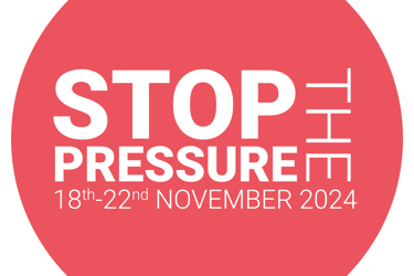 International Stop the Pressure Day is on Thursday 21st November 2024