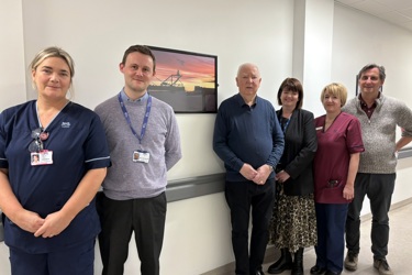 Community spirit on display as Kirkcaldy Men's Shed helps enhance hospital unit