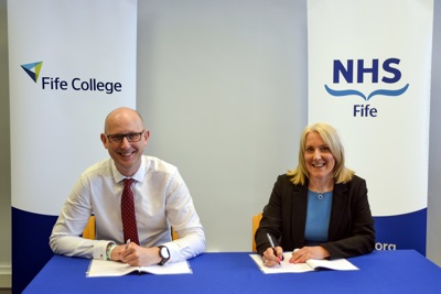 HS Fife and Fife College signing