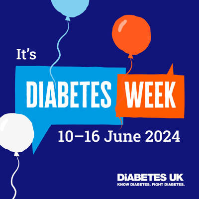 Diabetes Week 2024 Tiles 1080X1080 DUK Logo V1 5