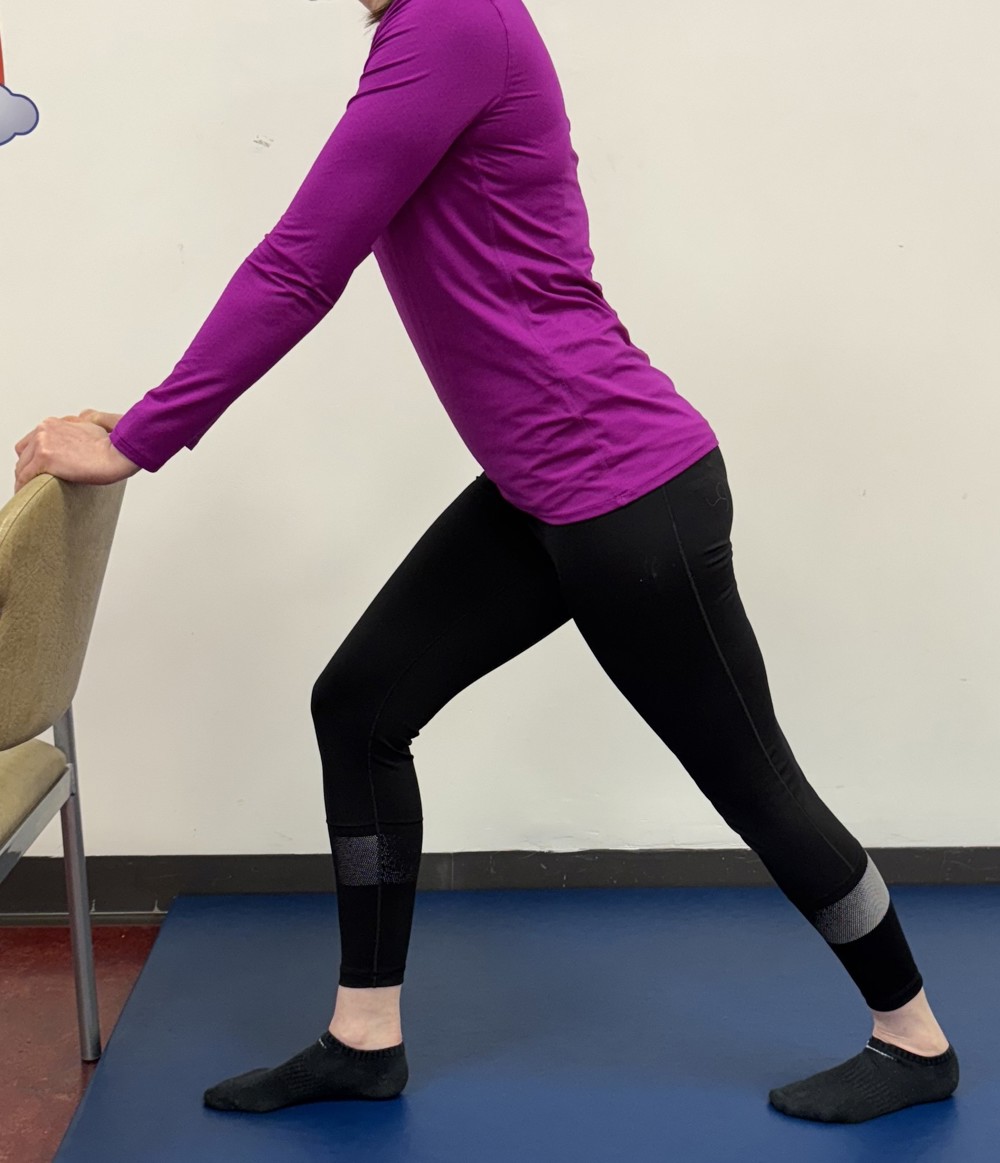 Calf Stretch With Chair