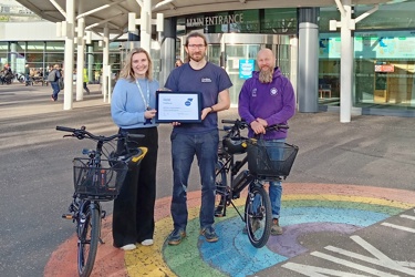 NHS Fife pedals its way to success with Cycling Friendly Employer award