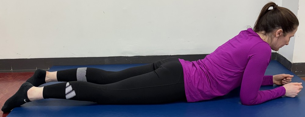 Hip Extension On Tummy And Elbows