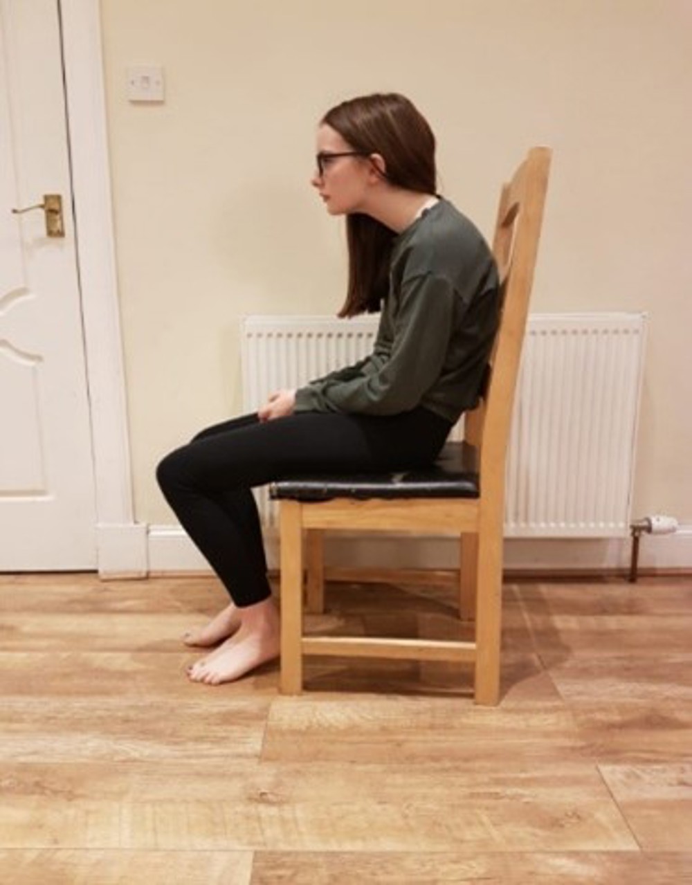 Slouched In Chair